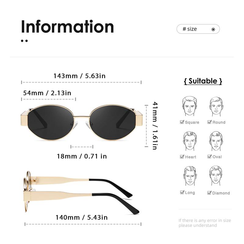 kimorn Retro Oval Sunglasses Womens Men Trendy Sun Glasses Classic Shades K1653