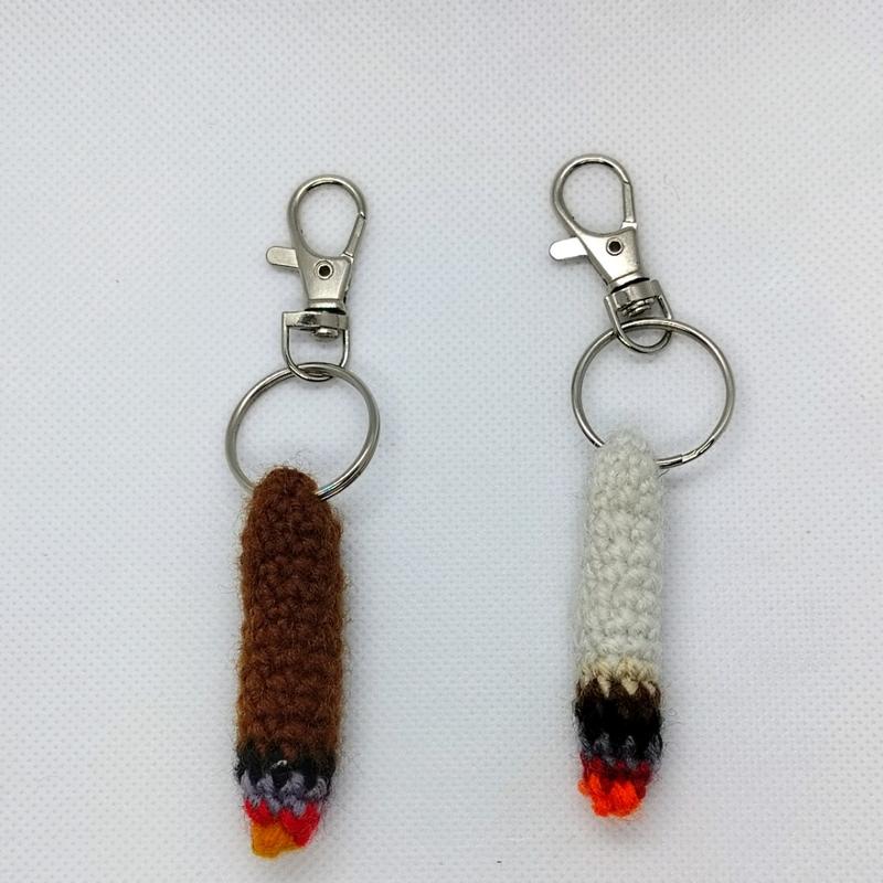 Crochet Blunt Joint Keychain