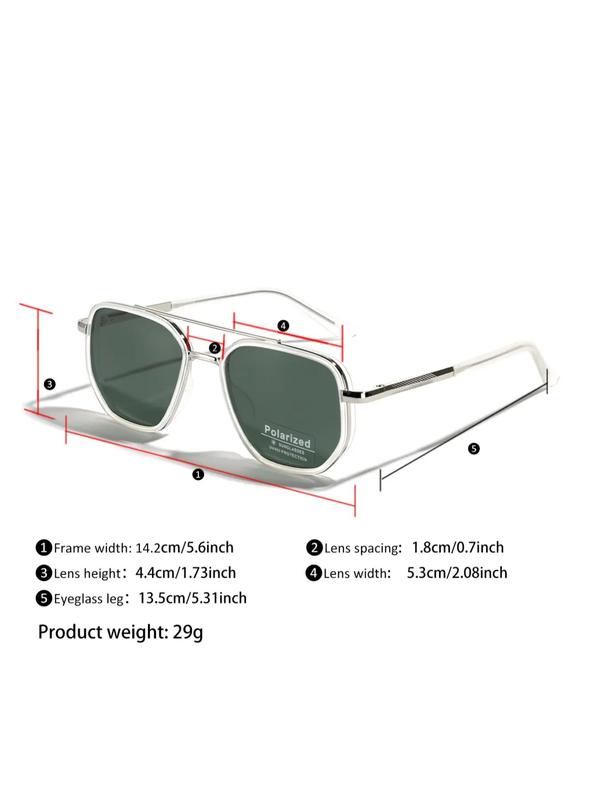 Men's Vintage Double Beam Tinted Lens Sunglasses, Lightweight and Durable for Outdoor Sun Protection Glasses for Everyday Use Sunglass Women 2024