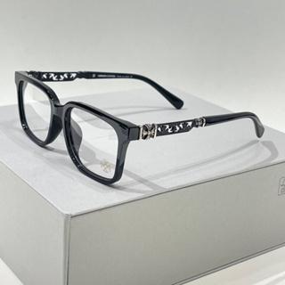 Trendy Chrome Hearts Patterned Frame Glasses for Men and Women, European Style Design, UV Protection Lens | Strong and fashionable | High quality plastic glasses frames