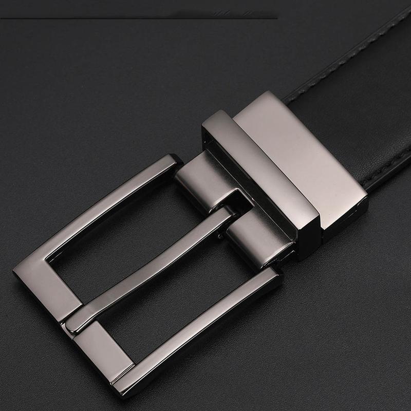 Men's Faux Leather Pin Buckle Belt Fashion Casual Belt