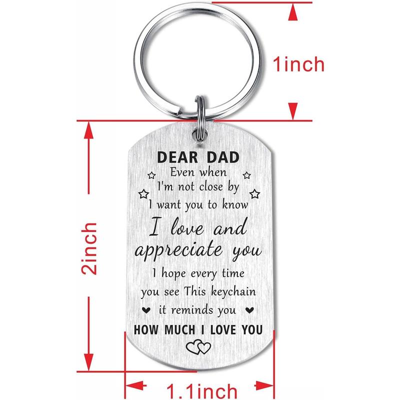 Dad Fathers Day for Dad - Remember I Love You Dad Gifts, Meaningful Dad Birthday Present from Daughter