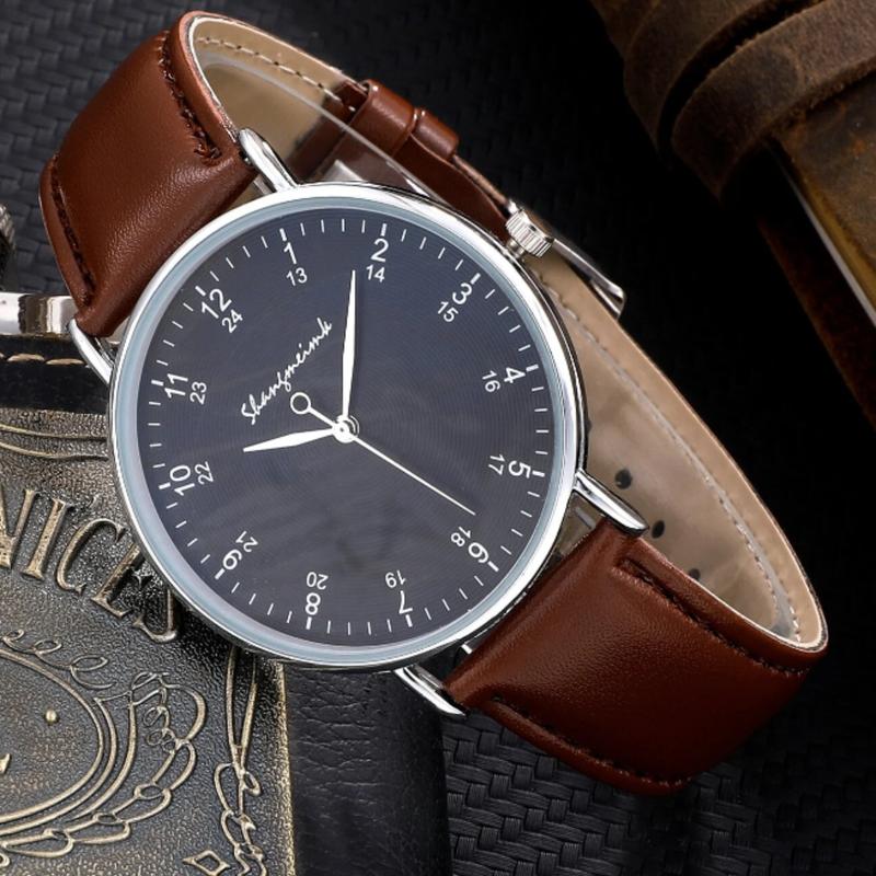 Men Round Pointer Quartz Watch  Fashion For men Daily