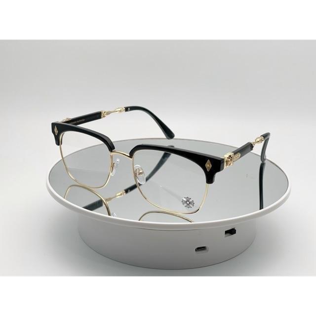 New Chrome Heart Eyeglass, Luxurious CHROME HEARTS eyeglasses, Square fashion eyeglass frames, luxurious, sophisticated, trendy and stylish