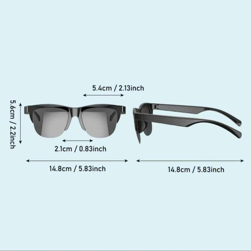 Wireless Calling Ultraviolet-proof Smart Sunglasses, Multifunctional Smart Glasses with Smart Touch for Music, Wireless Glasses, BT Technology Gadgets for Men & Women, Gifts for Friends