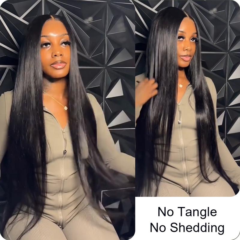 [Wequeen] Straight Human Hair Bundles Brazilian 100% Human Hair Budget Friendly 10A Grade Viral Hair Natural Black Color