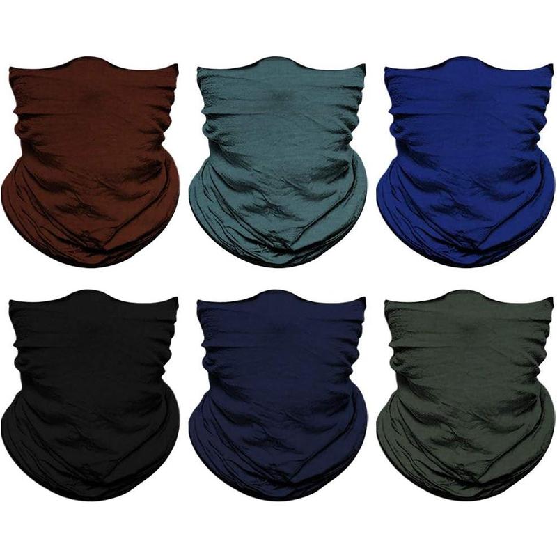 Neck Gaiter Face Mask Men Women, Seamless Bandana Rave Face Cover Scarf Mask, Balaclava, Headband, Head Wrap, Headwear