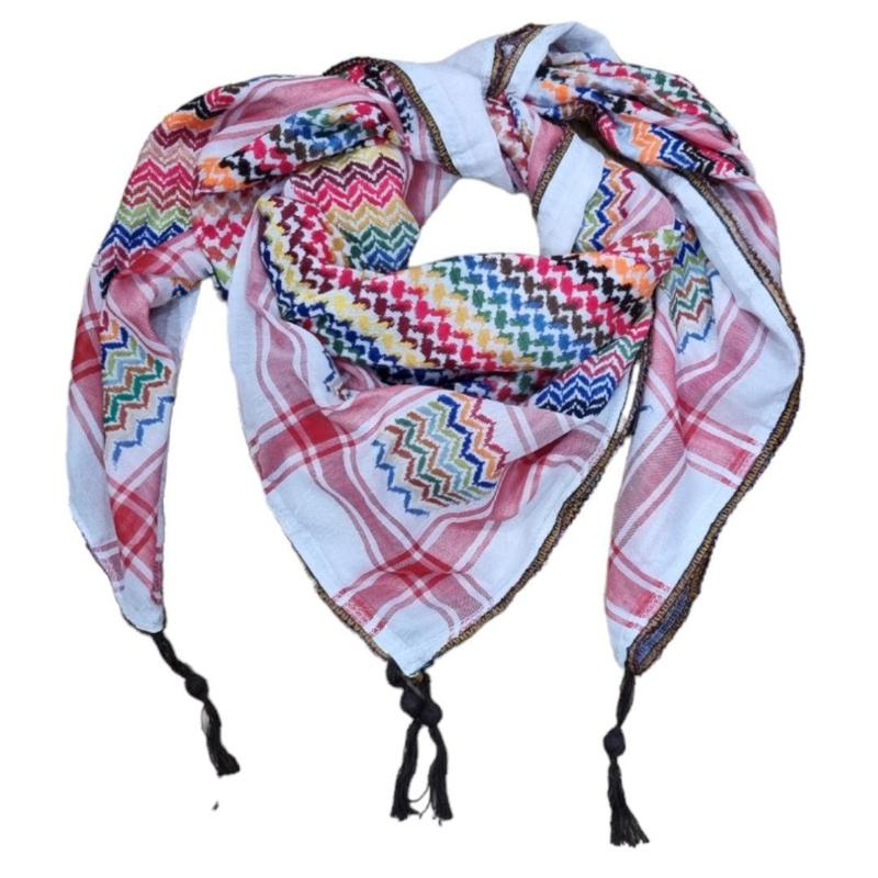 Rainbow Keffiyeh – Symbol of Peace and Hope