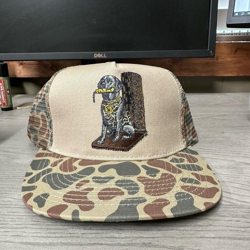 Lab and Bumper High Pro Hat - Duck Camo