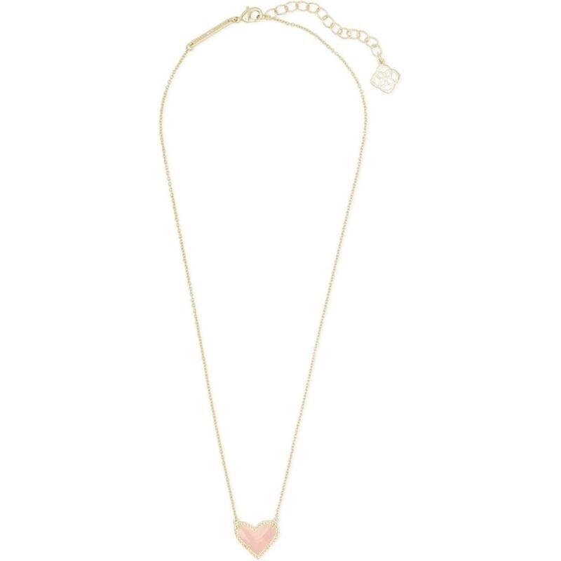 Kendra Scott Air Heart Pendant Necklace - Women's Adjustable Length with Elegant Heart-Shaped Design necklace gift fall