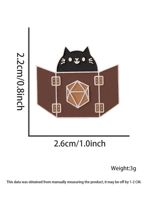 Cute Cartoon Cat Design Brooch,  Fashion Alloy Accessories for Women & Men, Enamel Pin Suitable for Backpacks, Jeans, Scarves, Hats Decoration Fixed Buckle