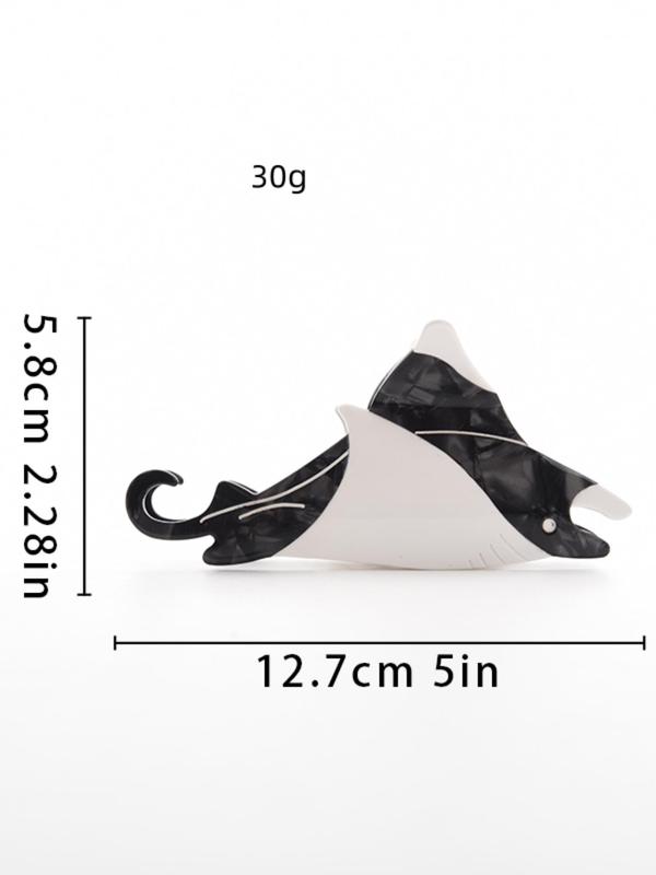 Cute Shark Design Hair Claw, Fashionable Hair Accessories for Women & Girls, Casual Versatile Hair Accessories for Daily Wear