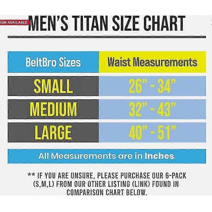 BeltBro Titan No Buckle Elastic Belt For Men Fits 1.5 Inch Belt Loops, Comfort