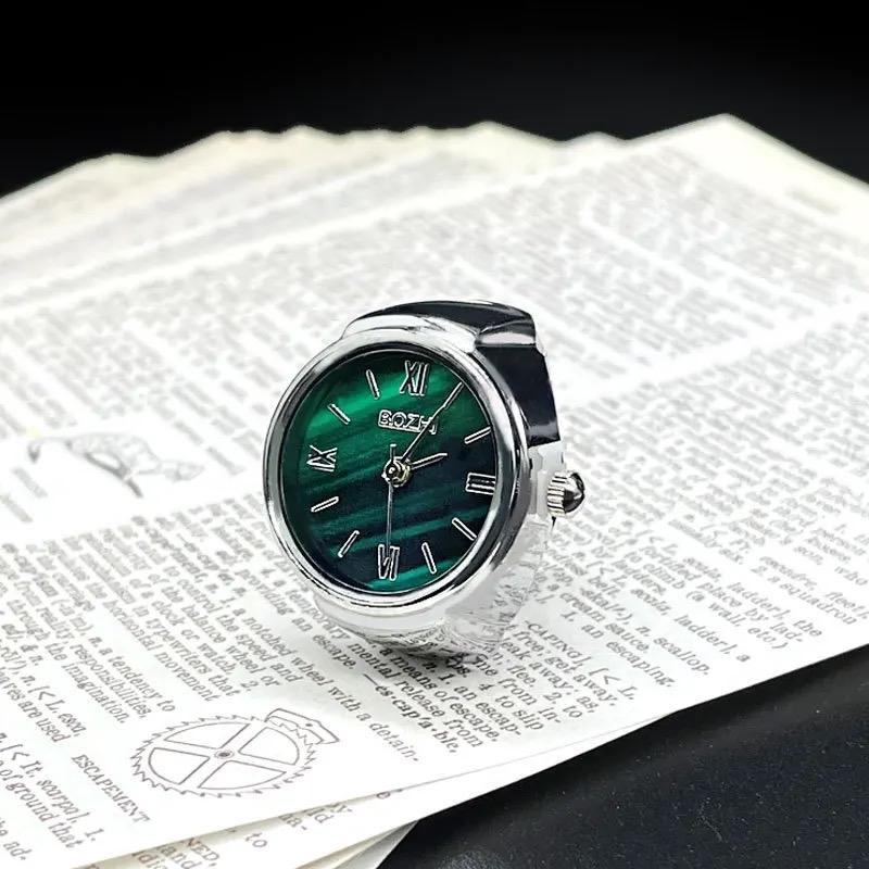 Retro Unisex Green Alloy Adjustable Watch Ring perfect for Gift for Christmas or Anniversary. Men’s ring & Women’s ring. daily casual