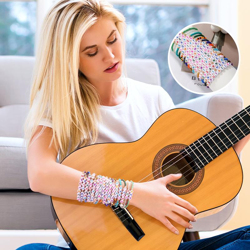 Friendship Bracelet Set 16-Piece Lover Album Tour Folklore Reputation Singer Friendship Musician Gift for Girlfriend and Fans