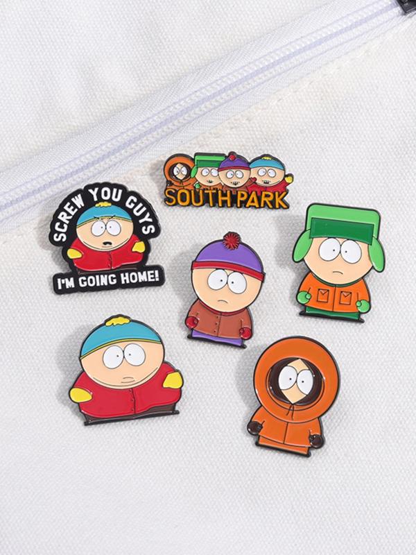 Cartoon  Series Brooch, Cute Cartoon Badge for Backpacks, Jeans, Scarves, Hats Decor, Fashion Accessories for Men & Women