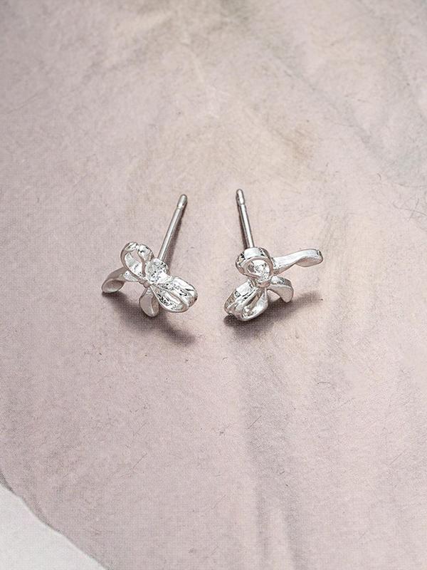 Cute Bow Decor Stud Earrings, Fashionable Summer Jewelry for Women & Girls, Casual Jewelry for Party, Daily Clothing Decor, Trendy All-match & Exquisite Jewelry for Birthday Gift