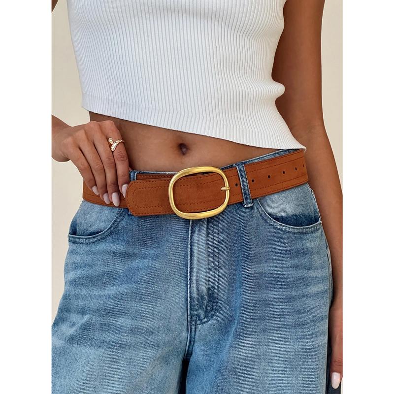 Sunbeam Faux Suede Belt Brown