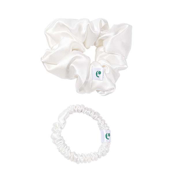 Pure Silk Scrunchies set:  Pure Tranquility Silk Scrunchies are the safest way to style and care for your hair.