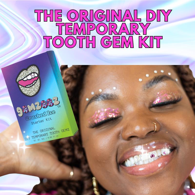 1000 Gemz + Gemzeez DIY Temporary Tooth Gem Starter Kit Bundle (Save 15% when you buy this bundle)