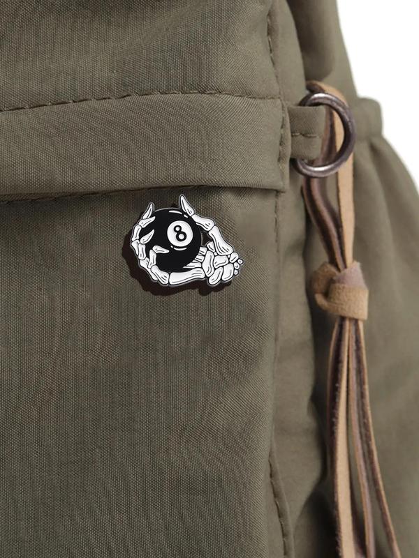 Creative Skull Hand Design Brooch, Fashionable Alloy Brooch Pin for Women & Men, Enamel Pin Suitable for Backpacks, Jeans, Scarves, Hats Decoration