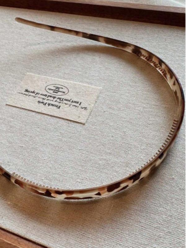 Leopard Pattern Hair Hoop Set, Fashionable Hair Accessories for Women & Girls, Casual Versatile Hair Accessories for Daily Wear