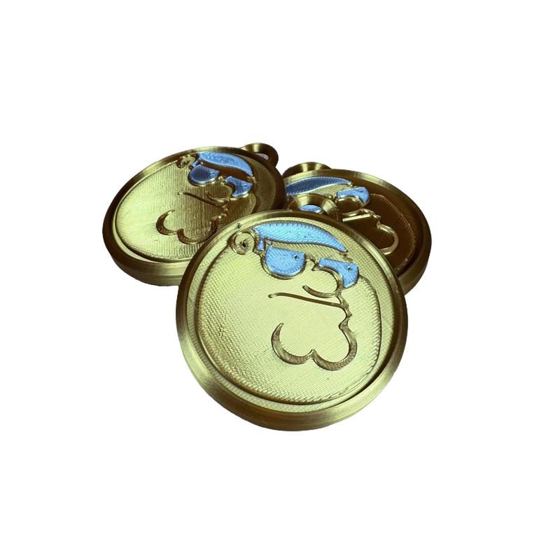 Fort Peter Griffin Medallion Keychain - Inspired by Fortnight - Medallion Co. - Gag Gift - Gift for Fortnight Lovers - Gift for Gamers