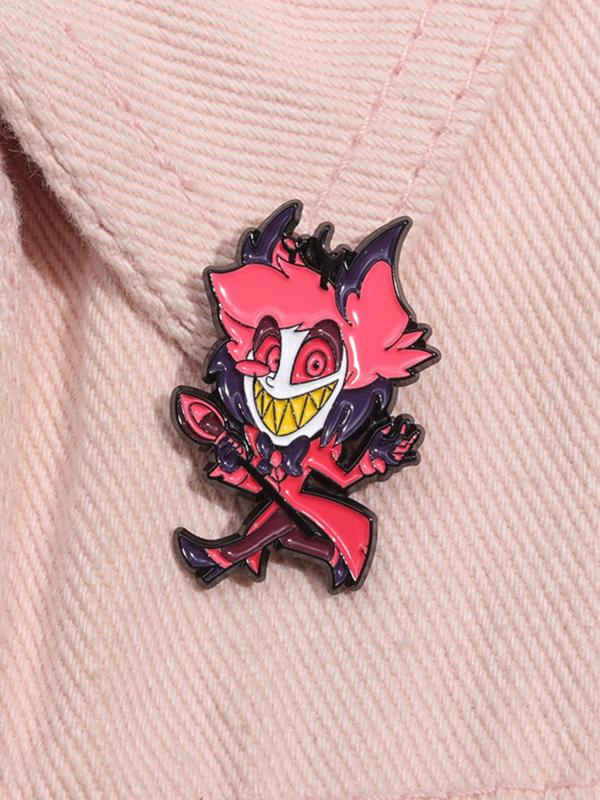 Cartoon Character Design Brooch, Cute Enamel Pin for Daily Clothing Decor, Trendy All-match & Exquisite Brooch for Birthday Gift