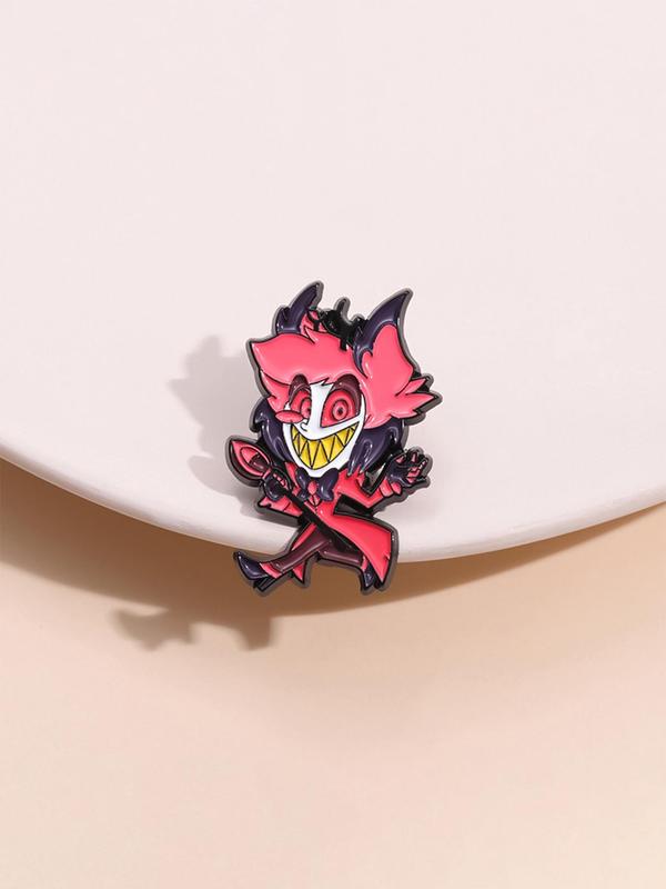 Cartoon Character Design Brooch, Cute Enamel Pin for Daily Clothing Decor, Trendy All-match & Exquisite Brooch for Birthday Gift