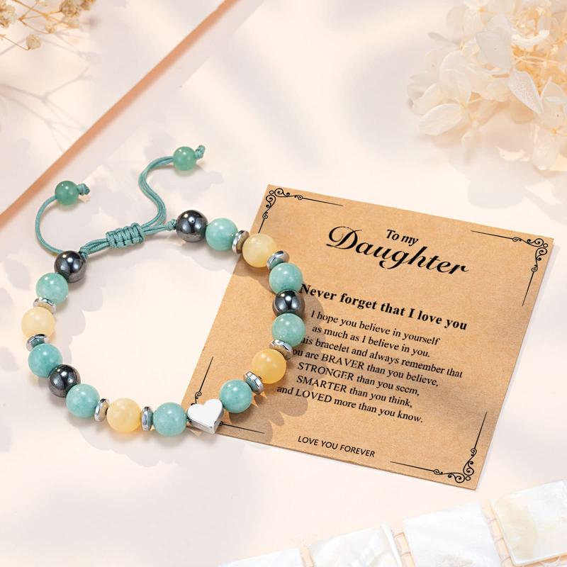 To My Daughter Granddaughter Niece Bracelet Birthday Christmas Valentine's Day Gifts for Girls