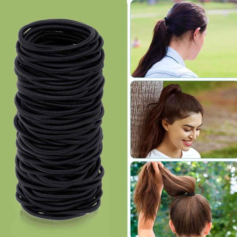 Large Stretch Hair Ties, 30pcs set Durable Hair Bands, Ponytail Holders, Hair Styling Accessories for Thick Heavy and Curly Hair, Christmas Gift