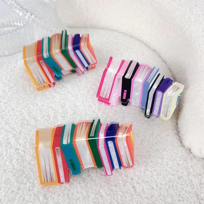 2 counts Book Hair Claw Clips Back To School Hair Clips for Thin Hair Funny Teacher Hair Jaw Barrettes Cute Hair Accessories for Women Book Lovers Teachers Appreaction Present