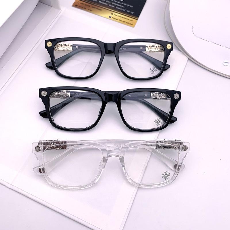 Chrome Hearts 2024 Eyeglass Frames for Men and Women with Oval Full Rim in European Style