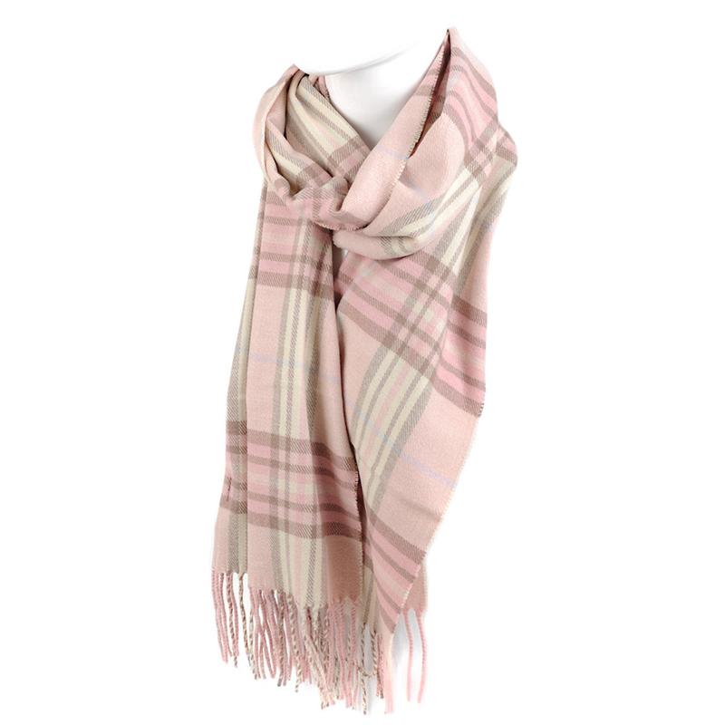 Unisex Plaid Cashmere Feel Winter Scarves