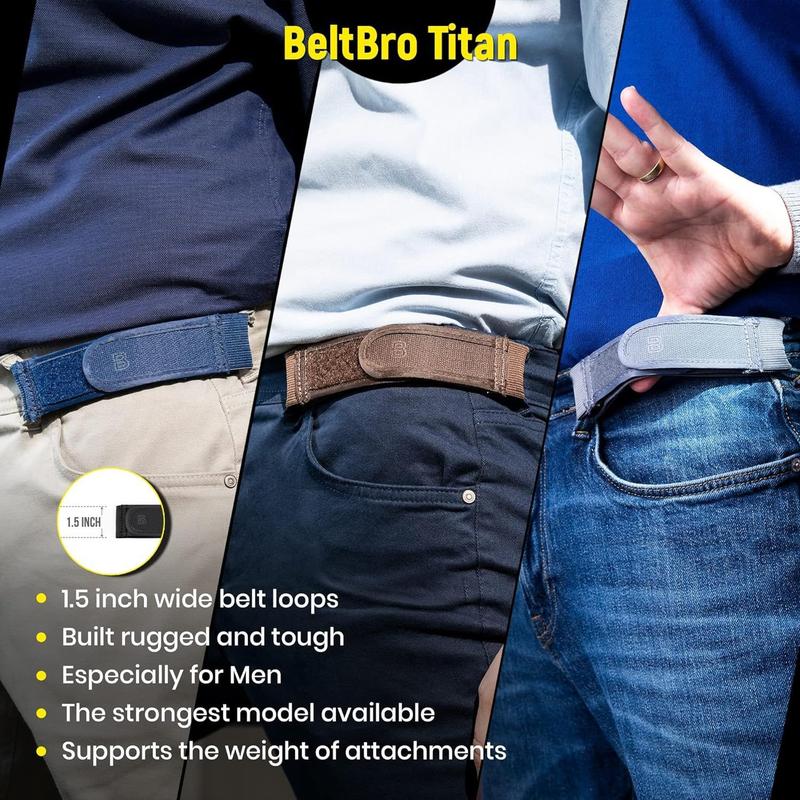 Outdoor Leisure Lazy Belt Elastic Waist Belt Velcro Single Side without Buckle Nylon Strap Convenient Stickers