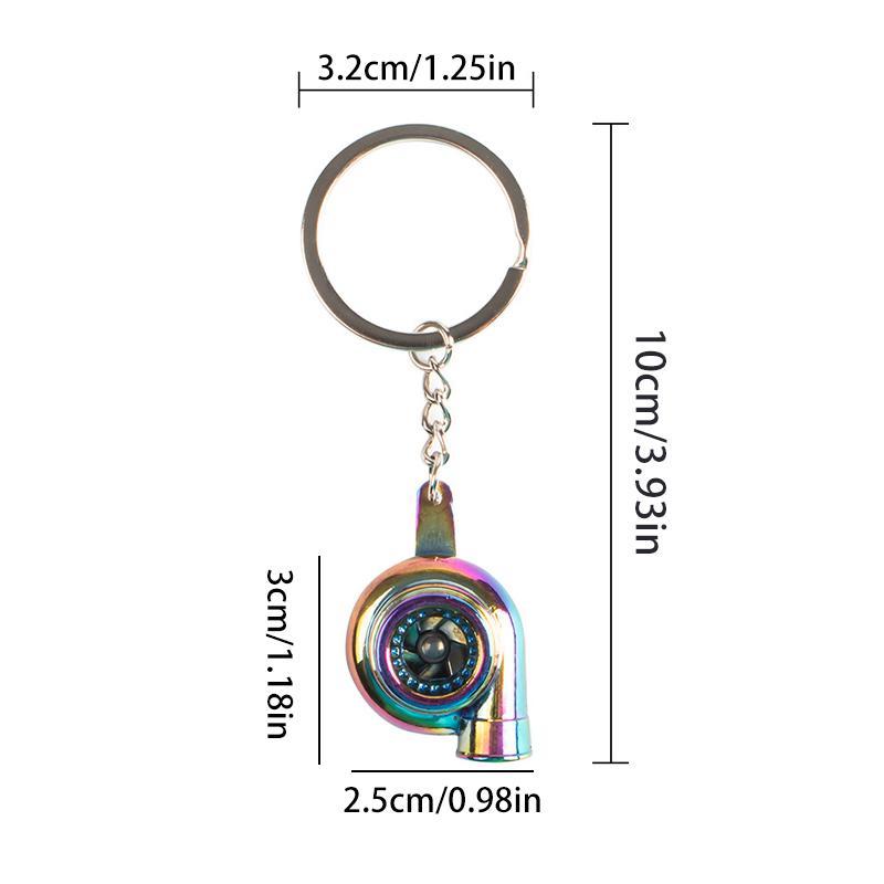 Turbo Micro Model Car Decoration, Turbine Miniature Model Car Ornament, Portable Car Keychain Decoration, Car Accessories