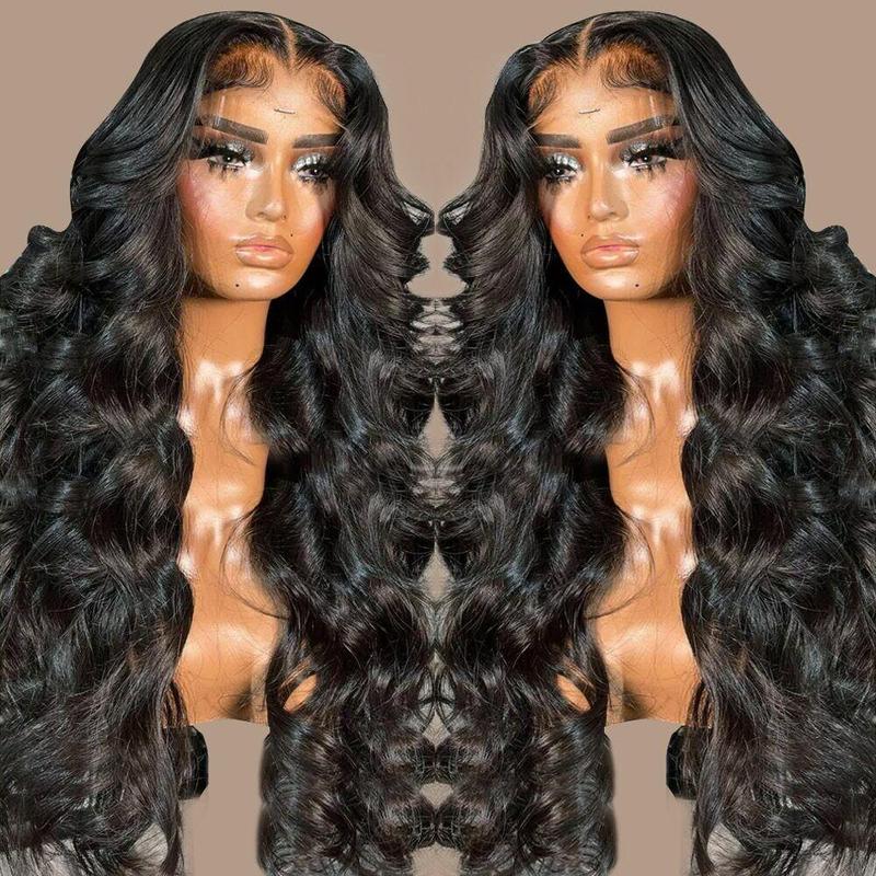 Geeta Hair 13x6 Lace Front Wigs Body Wave 4x6 Pre-Cut Transparent Glueless Wigs Pre Bleached Lace Front  Wigs