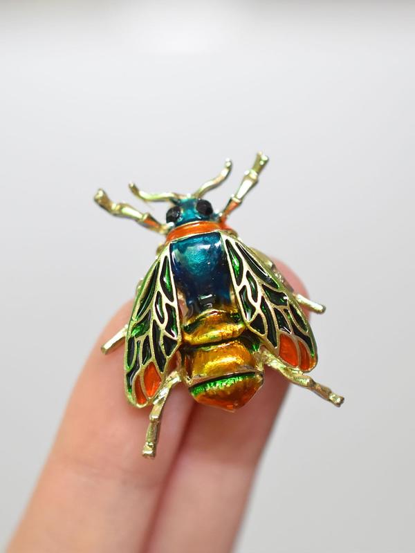 Trendy Vintage Insect Design Brooch for Gift,  Fashionable Bee Brooch for Women and Men, Clothing Cute Accessories As Gift for Best Friends