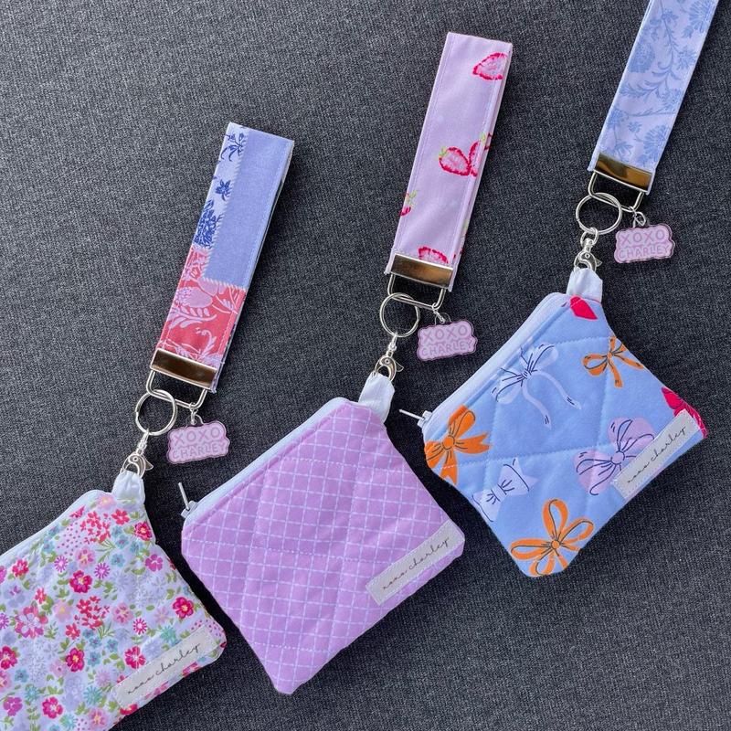 Keychain Wristlet Strap Wristband Variety   Cute lanyard   loop keychain   wristlet   coin bag   keychain wallet