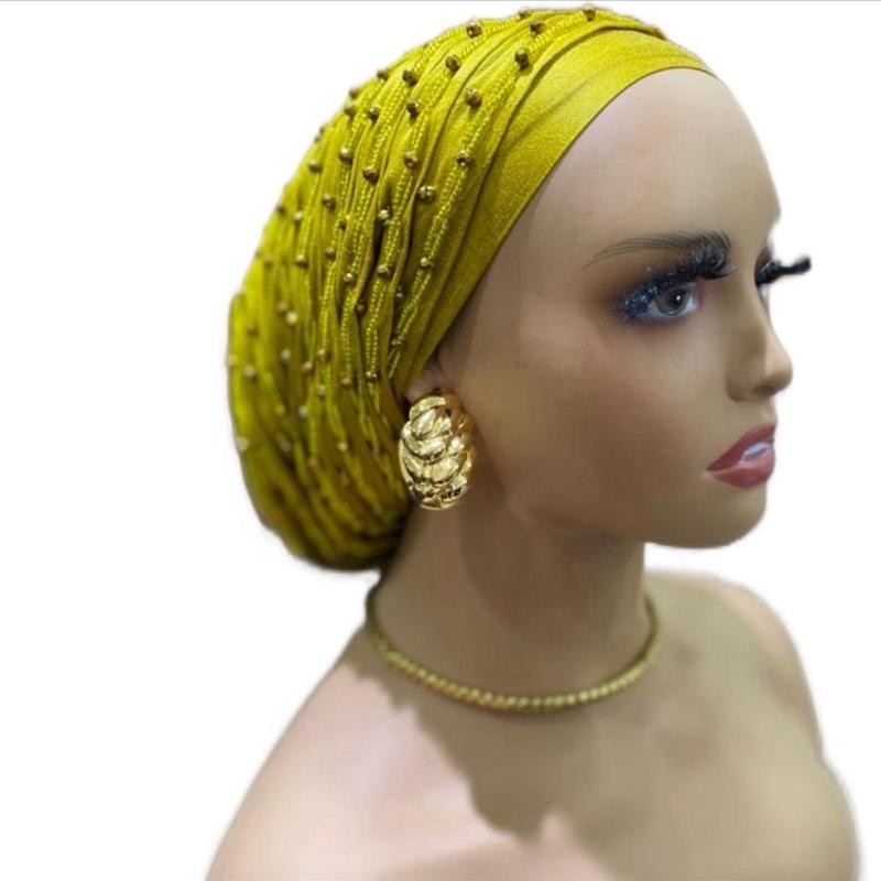 Twisted Beaded luxury Turban