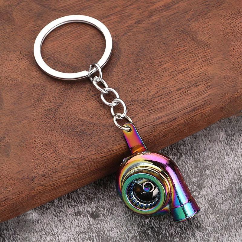 Turbo Micro Model Car Decoration, Turbine Miniature Model Car Ornament, Portable Car Keychain Decoration, Car Accessories