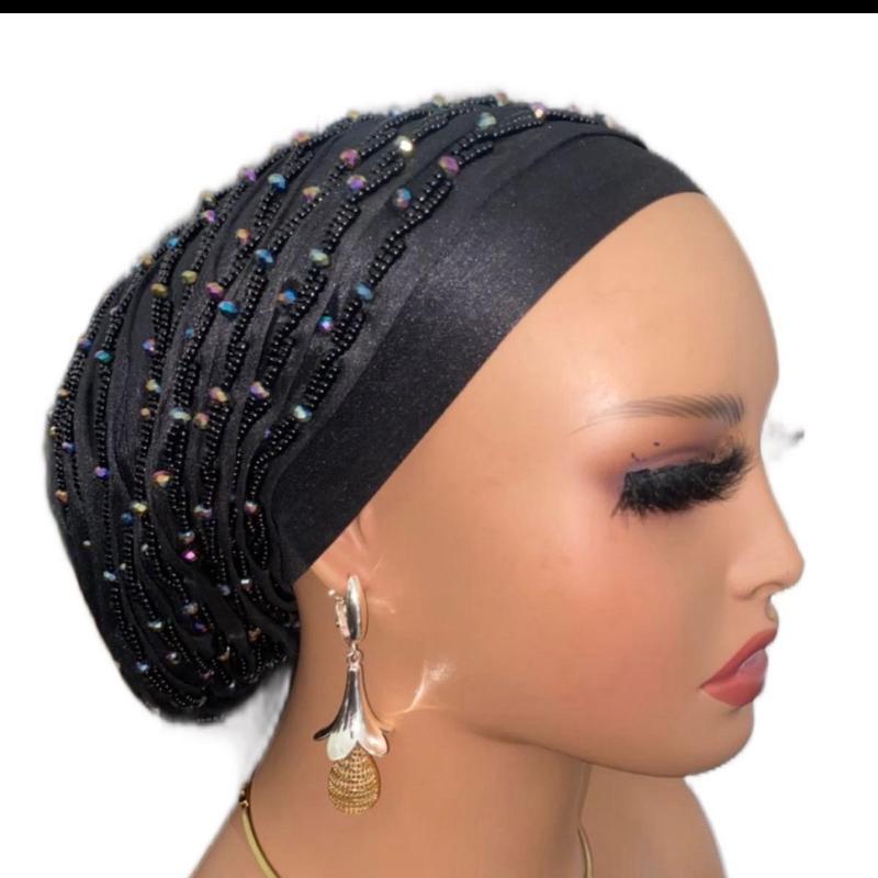 Twisted Beaded luxury Turban