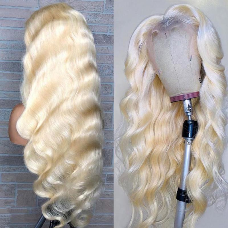 Blonde Body Wave Lace Front Wig HD Transparent Lace 13x4 13x6  Wig 613 Pre Plucked Full Frontal Wigs For Black Women