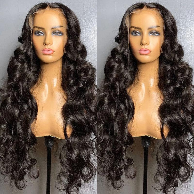 Geeta Hair 13x6 Lace Front Wigs Body Wave 4x6 Pre-Cut Transparent Glueless Wigs Pre Bleached Lace Front  Wigs