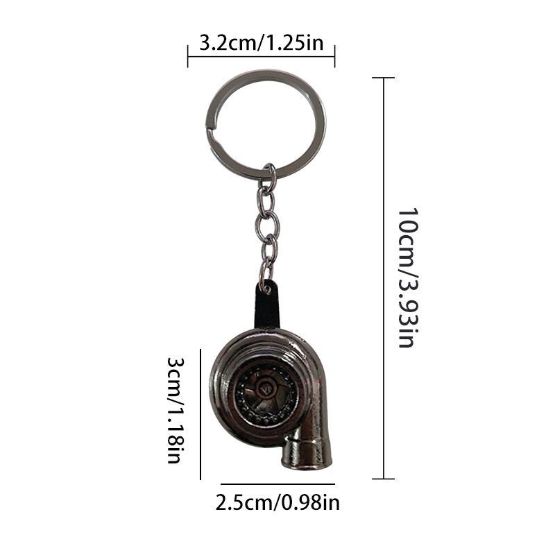 Turbo Micro Model Car Decoration, Turbine Miniature Model Car Ornament, Portable Car Keychain Decoration, Car Accessories