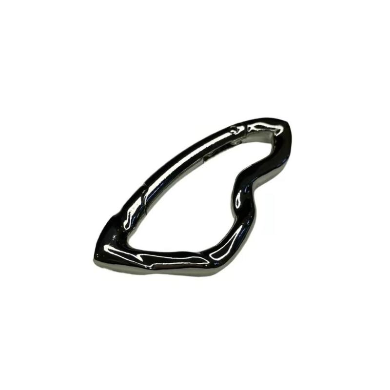 Y2K 2000s Style Oval Carabiner Belt Loop Accessory - Nostalgic Fashion Accessory for Bags and Belt Loops belt  carabiner