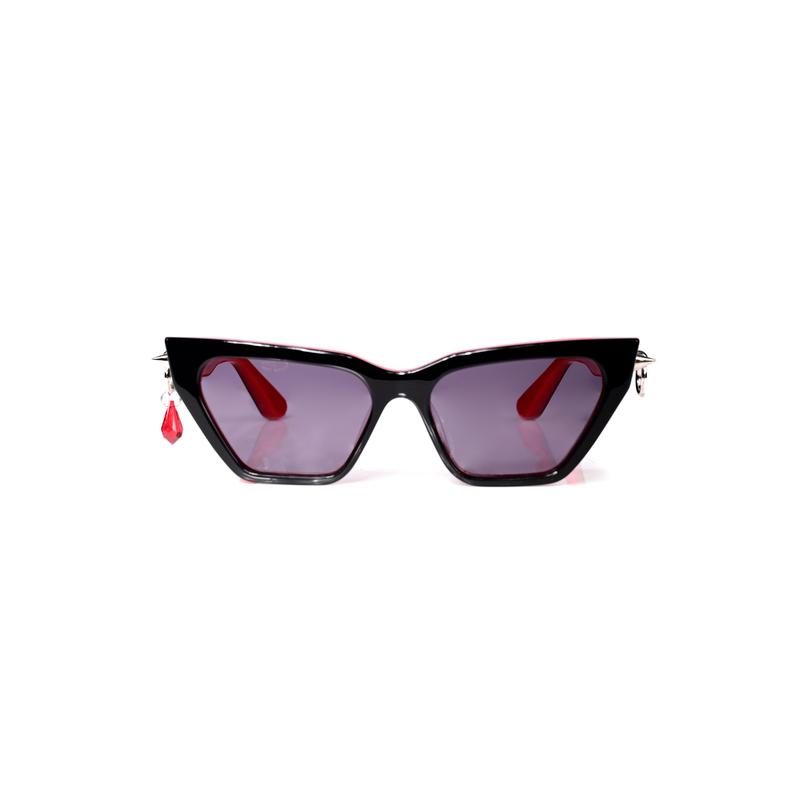 Helena Pierced Bloody Teardrop Signature Sunglasses