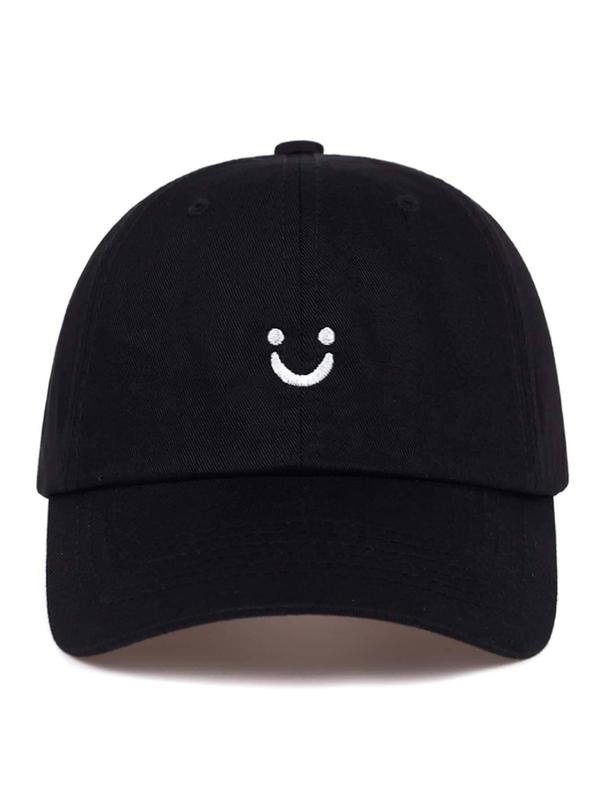 Cartoon Face Embroidered Baseball Cap,  Casual Sportive Baseball Cap, Street Style Outdoor Sun Protection Cap for Men & Women, Perfect for Student for Outdoor Sports