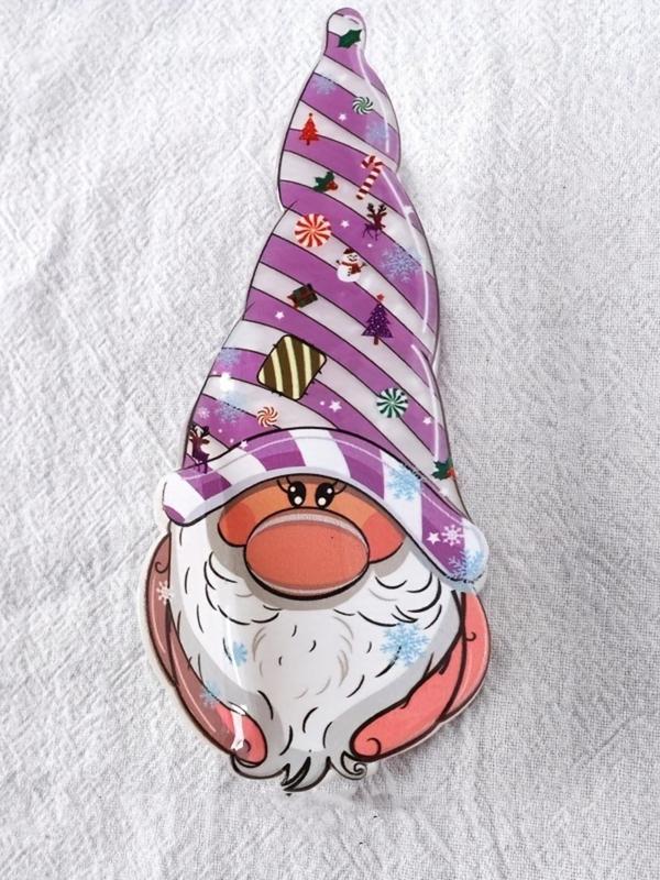 Cute Cartoon Reindeer & Santa Claus Design Hair Claw, Fashionable Hair Accessories for Women & Girls, Cute Lovely Hair Claw for Daily Used