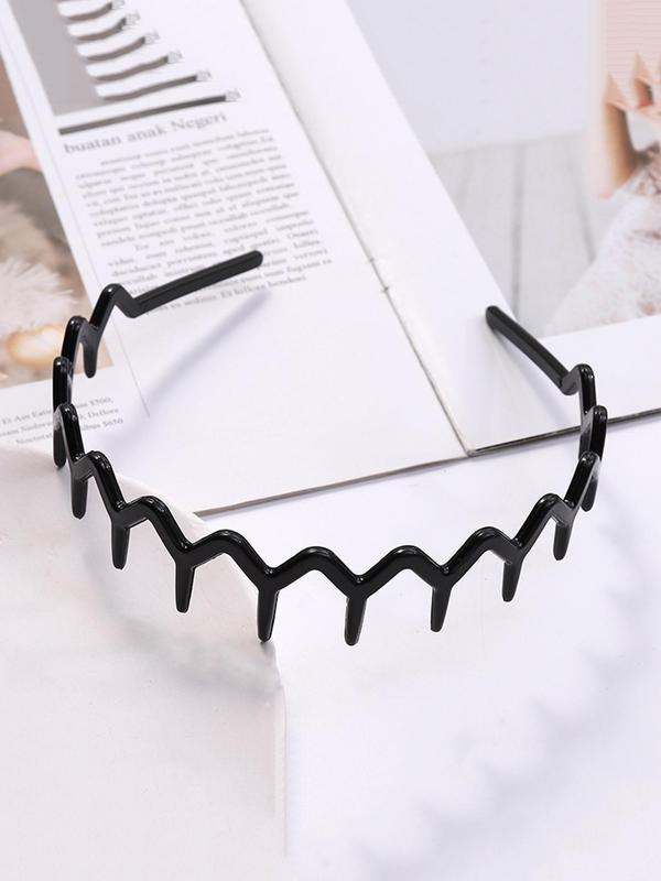 V-shaped Hair Band, Casual Random Color Wave Face Wash Headband for Women, Fall Clean Girl Summer Jewelry Accessories for Daily Wear, Fall Outfits, Fall Freshness,  Hair Accessories